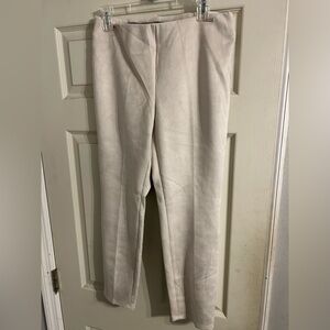 Tahari Cream Trousers